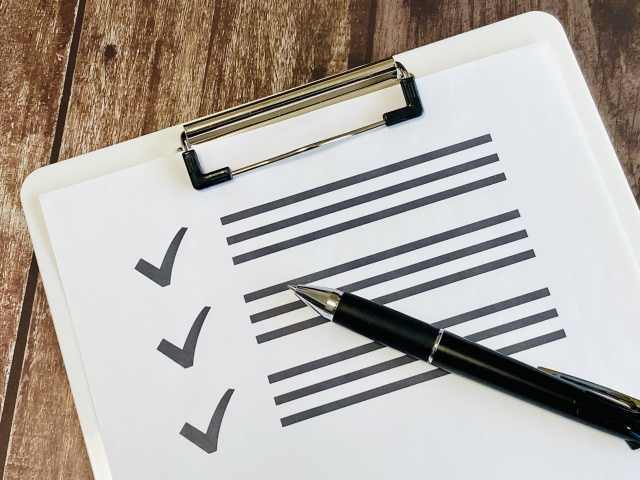 チェックシート